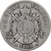 سکه 2 فرانک 1866 ناپلئون سوم - VF30 - فرانسه