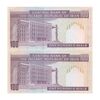 اسکناس 100 ریال (محمدخان - عادلی) - شماره قشنگ - جفت - UNC60 - جمهوری اسلامی