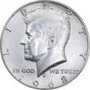 سکه نیم دلار 1968D کندی - AU - cleaned - آمریکا