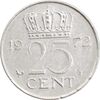سکه 25 سنت 1972 یولیانا - AU50 - هلند