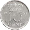 سکه 10 سنت 1965 یولیانا - MS61 - هلند