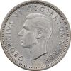 سکه 3 پنس 1939 جرج ششم - MS60 - انگلستان