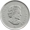 سکه 25 سنت 2014 الیزابت دوم - AU50 - با لوگوی RCM - کانادا