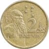 سکه 2 دلار 2002 الیزابت دوم - EF45 - استرالیا