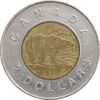 سکه 2 دلار 1996 الیزابت دوم - EF45 - کانادا
