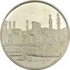 مدال نقره 100 ریال جشنهای 2500 ساله 1350 - PF61 - محمد رضا شاه
