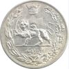 سکه 5000 دینار 1306H تصویری - AU58 - رضا شاه