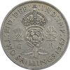 سکه 2 شیلینگ 1947 جرج ششم - تیپ 2 - EF40 - انگلستان