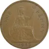 سکه 1 پنی 1953 الیزابت دوم - EF40 - انگلستان