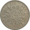 سکه 2 شیلینگ 1955 الیزابت دوم - EF45 - انگلستان