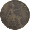 سکه 1 پنی 1901 ویکتوریا - VG - انگلستان