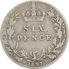 سکه 6 پنس 1897 ویکتوریا - VF20 - انگلستان