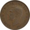 سکه 1 فارتینگ 1939 جرج ششم - EF40 - انگلستان