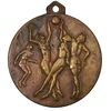 مدال آویز ورزشی برنز بسکتبال دختران - EF45 - محمد رضا شاه