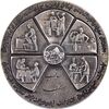 مدال نقره انقلاب سفید 1346 (بدون جعبه) - AU55 - محمد رضا شاه