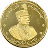 مدال طلایی یادبود رضا شاه (با جعبه فابریک) 1384 - UNC