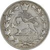 سکه 2000 دینار 1330 خطی (تاریخ زیر پای شیر) - VF30 - احمد شاه سکه 2000 دینار 1330 خطی (تاریخ زیر پای شیر) - VF30 - احمد شاه