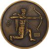 مدال برنز تربیت بدنی نیروهای مسلح - AU - محمدرضا شاه