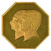 مدال طلا 10 گرمی بانک ملی (هشت ضلعی) - PF63 - محمد رضا شاه