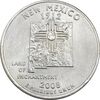 سکه کوارتر دلار 2008P ایالتی (نیومکزیکو) - MS61 - آمریکا