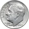 سکه 1 دایم 1960D روزولت - AU58 - آمریکا