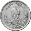 سکه 2000 دینار 1323 تصویری - EF45 - مظفرالدین شاه