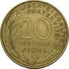 سکه 20 سانتیم 1971 (ماریان) جمهوری کنونی - EF45 - فرانسه