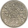 سکه 2 شیلینگ 1962 الیزابت دوم - EF45 - انگلستان