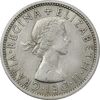 سکه 2 شیلینگ 1966 الیزابت دوم - AU55 - انگلستان