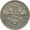 سکه 6 پنس 1965 الیزابت دوم - EF45 - انگلستان