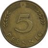 سکه 5 فینیگ 1969F جمهوری فدرال - EF40 - آلمان