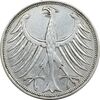 سکه 5 مارک 1951D جمهوری فدرال - EF45 - آلمان