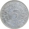سکه 5 مارک 1957G جمهوری فدرال - AU50 - آلمان