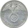 سکه 2 رایش مارک 1939A رایش سوم - MS61 - آلمان