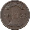 سکه 2 رایش فینیگ 1925E جمهوری وایمار - VF35 - آلمان
