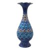 گلدان میناکاری طرح اسلیمی و ختایی - 19 سانتی - کد: 028754
