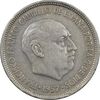 سکه 5 پزتا (71)1957 فرانکو کادیلو - EF45 - اسپانیا
