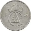 سکه 10 اوره 1965 گوستاو ششم - AU50 - سوئد