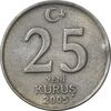 سکه 25 ینی کروش 2005 جمهوری - EF45 - ترکیه سکه 25 ینی کروش 2005 جمهوری - EF45 - ترکیه