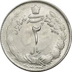 سکه 2 ریال 1324 - MS63 - محمد رضا شاه