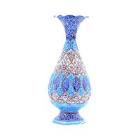 گلدان میناکاری طرح اسلیمی و ختایی - 20 سانتی