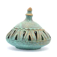 جا شکلاتی مشبک سفالی پتینه مخروطی Patina Pottery candy bowl