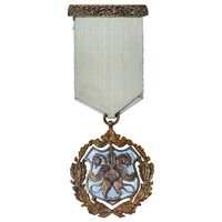 نشان درجه 3 شهرداری (با روبان) - AU - محمد رضا شاه