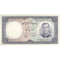 اسکناس 10 ریال 1340 - تک - UNC61 - محمد رضا شاه