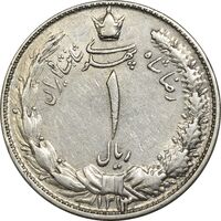 سکه 1 ریال 1313/2 - سورشارژ تاریخ نوع دو - EF45 - رضا شاه
