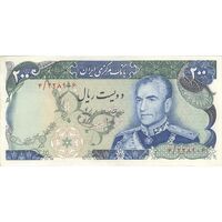 اسکناس 200 ریال (انصاری - یگانه) - تک - AU55 - محمد رضا شاه