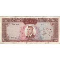 اسکناس 1000 ریال 1341 - تک - VF25 - محمد رضا شاه