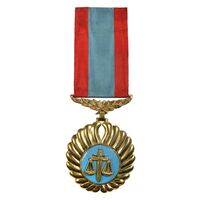 نشان دادگستری درجه 1 - EF - محمد رضا شاه