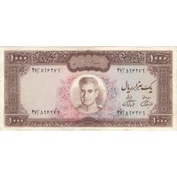 اسکناس 1000 ریال (آموزگار - فرمان فرماییان) - تک - EF40 - محمد رضا شاه
