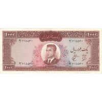 اسکناس 1000 ریال 1341 - تک - EF45 - محمد رضا شاه